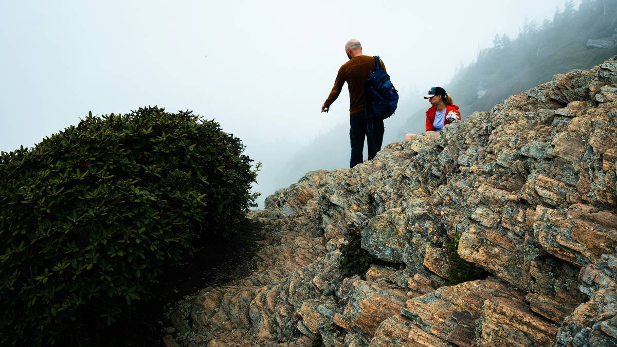 woman doing nature walk hiking how to make with proper incline and pace